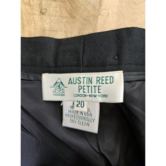 Austin Reed London New York Lined Pencil Skirt Women's 20P Black 100% Wool NWT - Picture 2 of 10